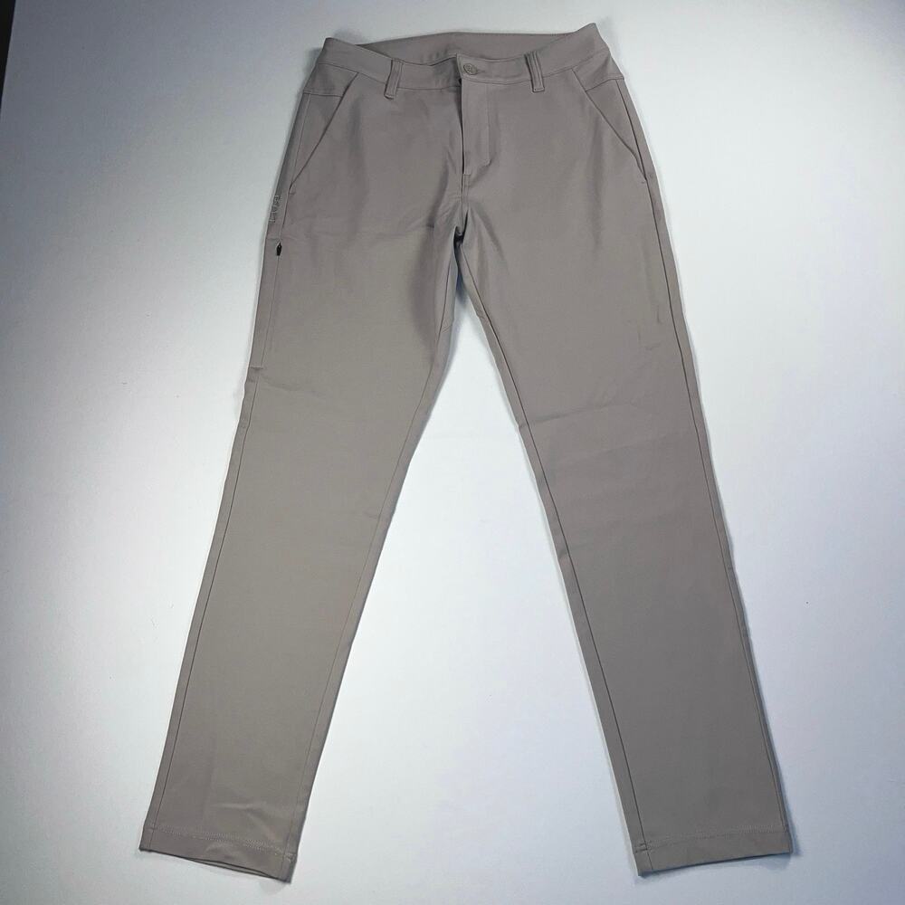 BYLT Basics Everyday Pant 2.0 Taupe Technical Stretch Chino Golf Pants Size 32 - Picture 2 of 16